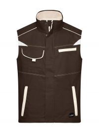 Leichte Arbeitsweste in Braun